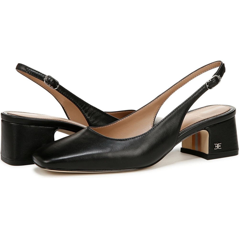 Sam Edelman Black Slingback Heels
